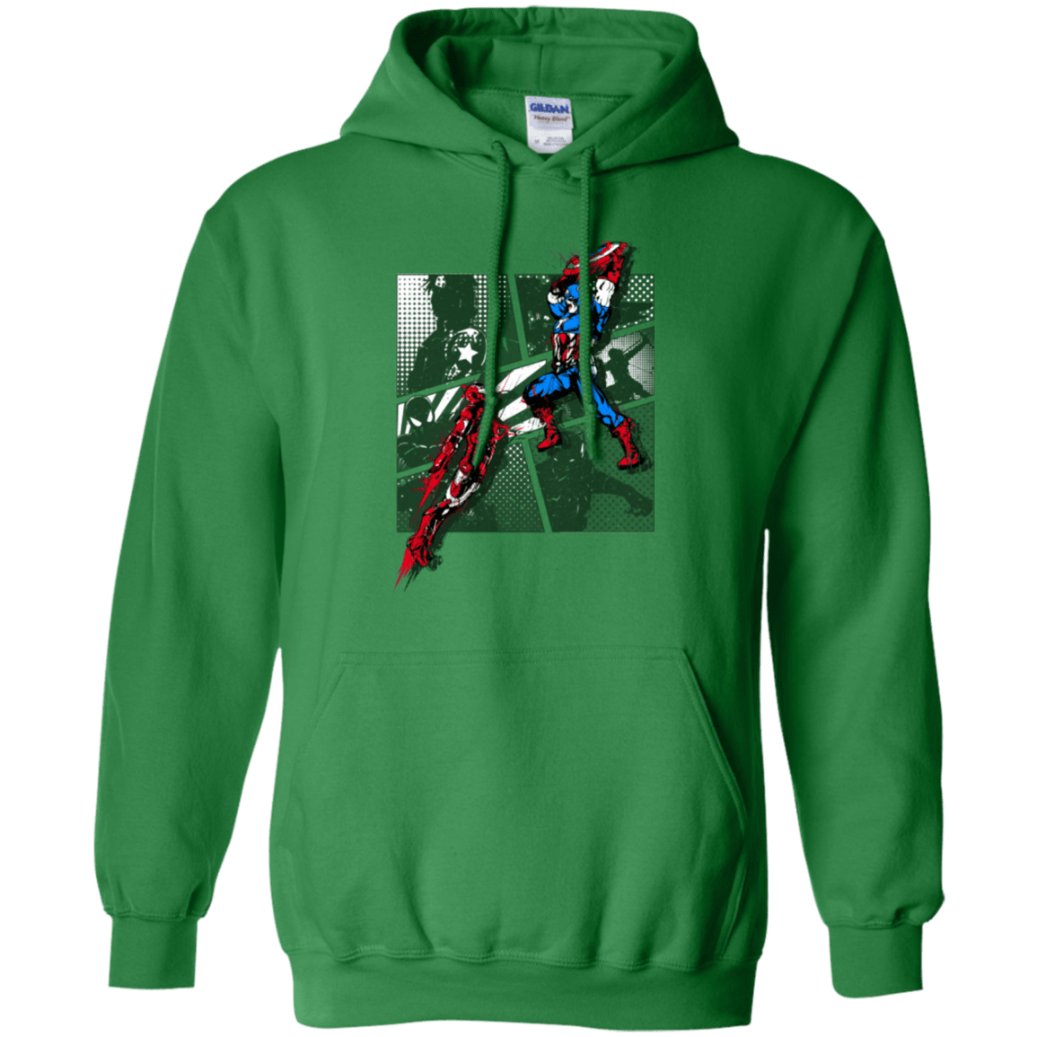 Sweatshirts Irish Green / Small CIVIL WAR Pullover Hoodie