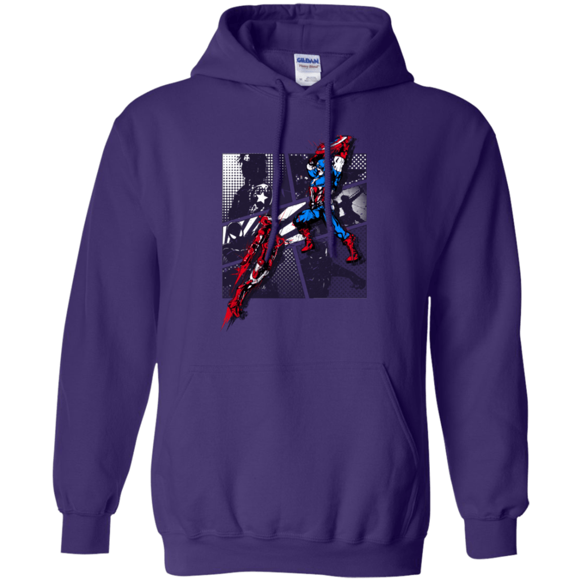 Sweatshirts Purple / Small CIVIL WAR Pullover Hoodie