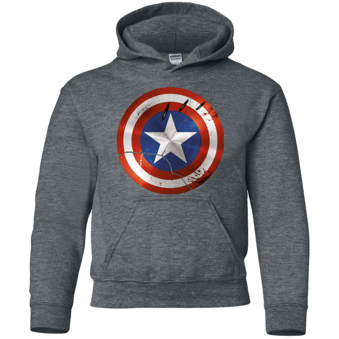 Sweatshirts Dark Heather / YS Civil War Youth Hoodie