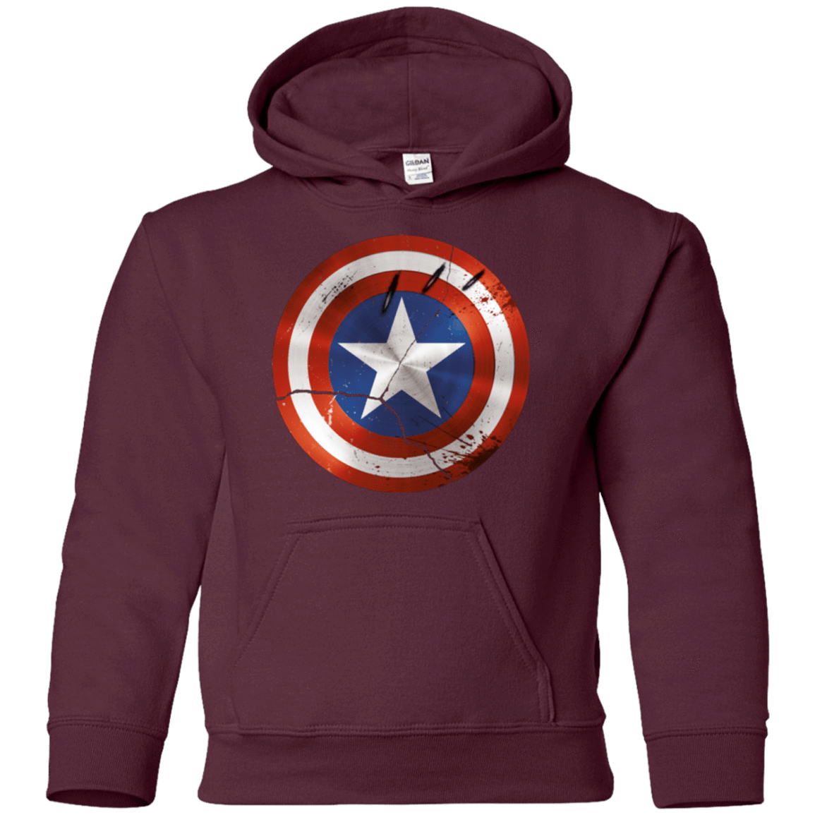 Sweatshirts Maroon / YS Civil War Youth Hoodie