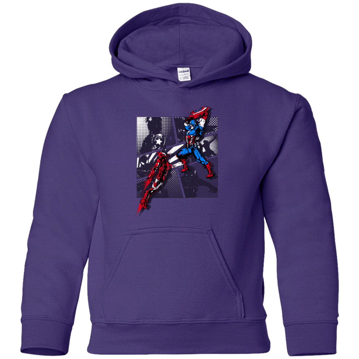 Sweatshirts Purple / YS CIVIL WAR Youth Hoodie