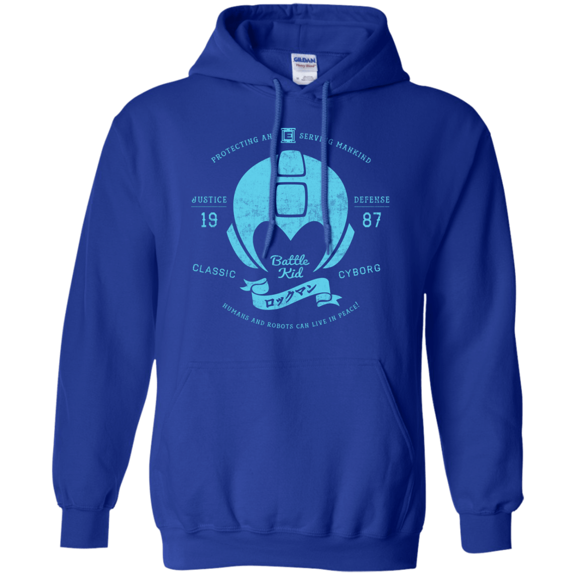 Sweatshirts Royal / S Classic Cyborg 600 Pullover Hoodie