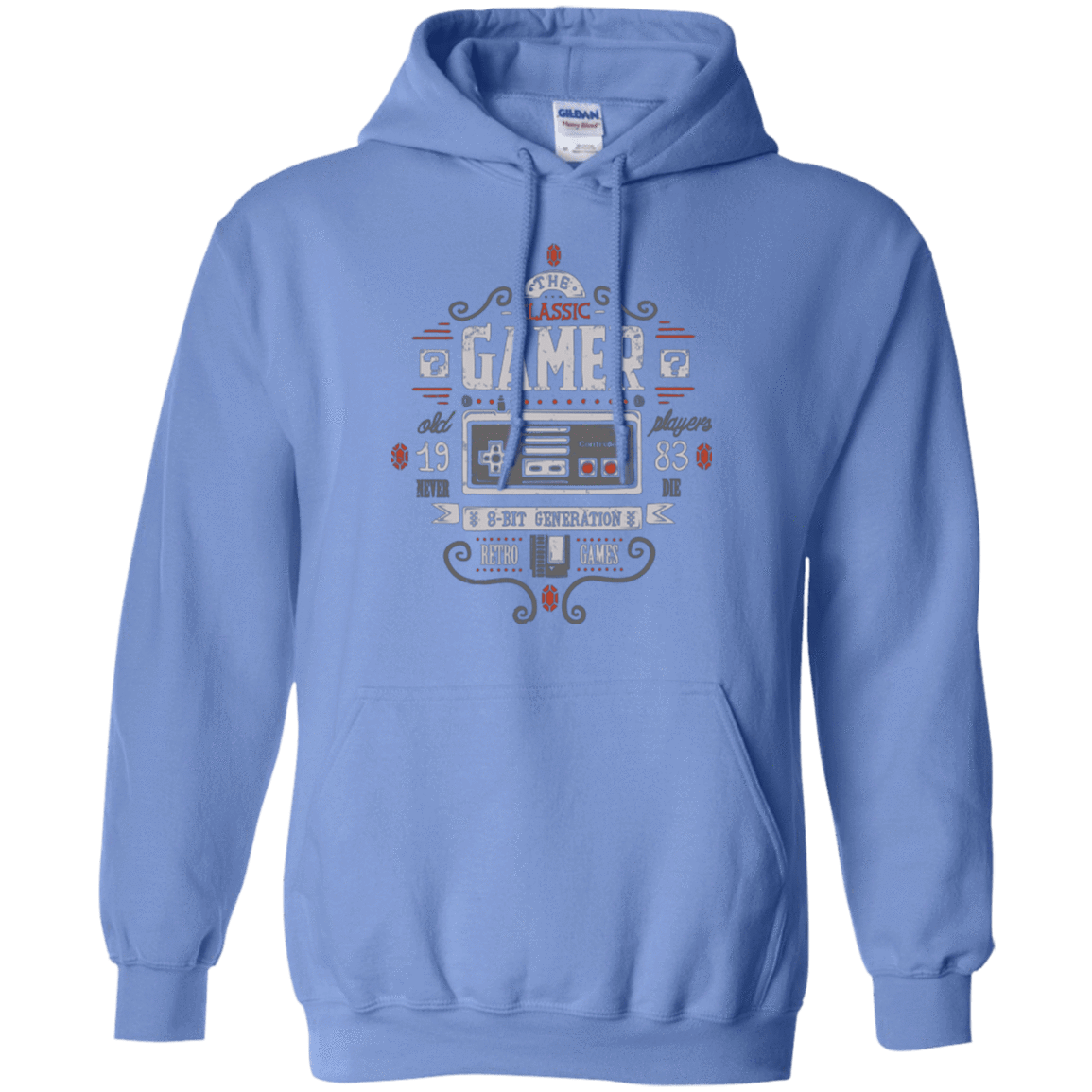 Sweatshirts Carolina Blue / Small Classic Gamer Pullover Hoodie