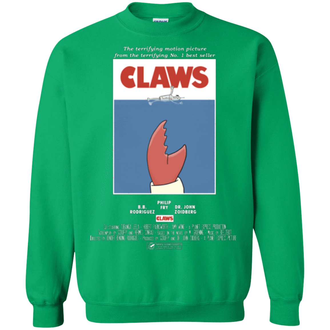 Sweatshirts Irish Green / Small Claws Movie Poster Crewneck Sweatshirt