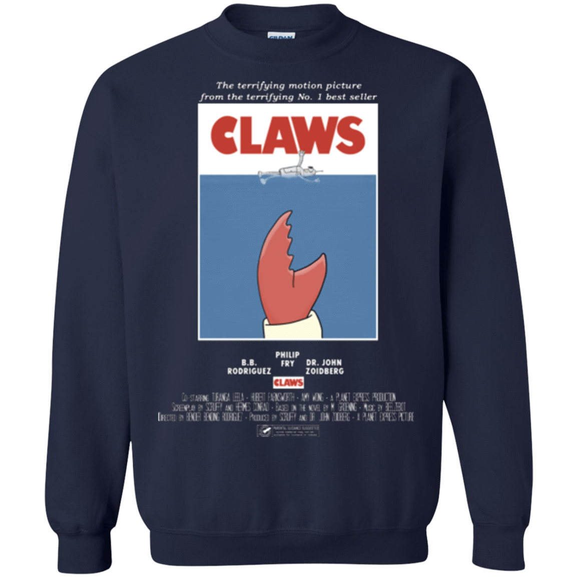 Sweatshirts Navy / Small Claws Movie Poster Crewneck Sweatshirt
