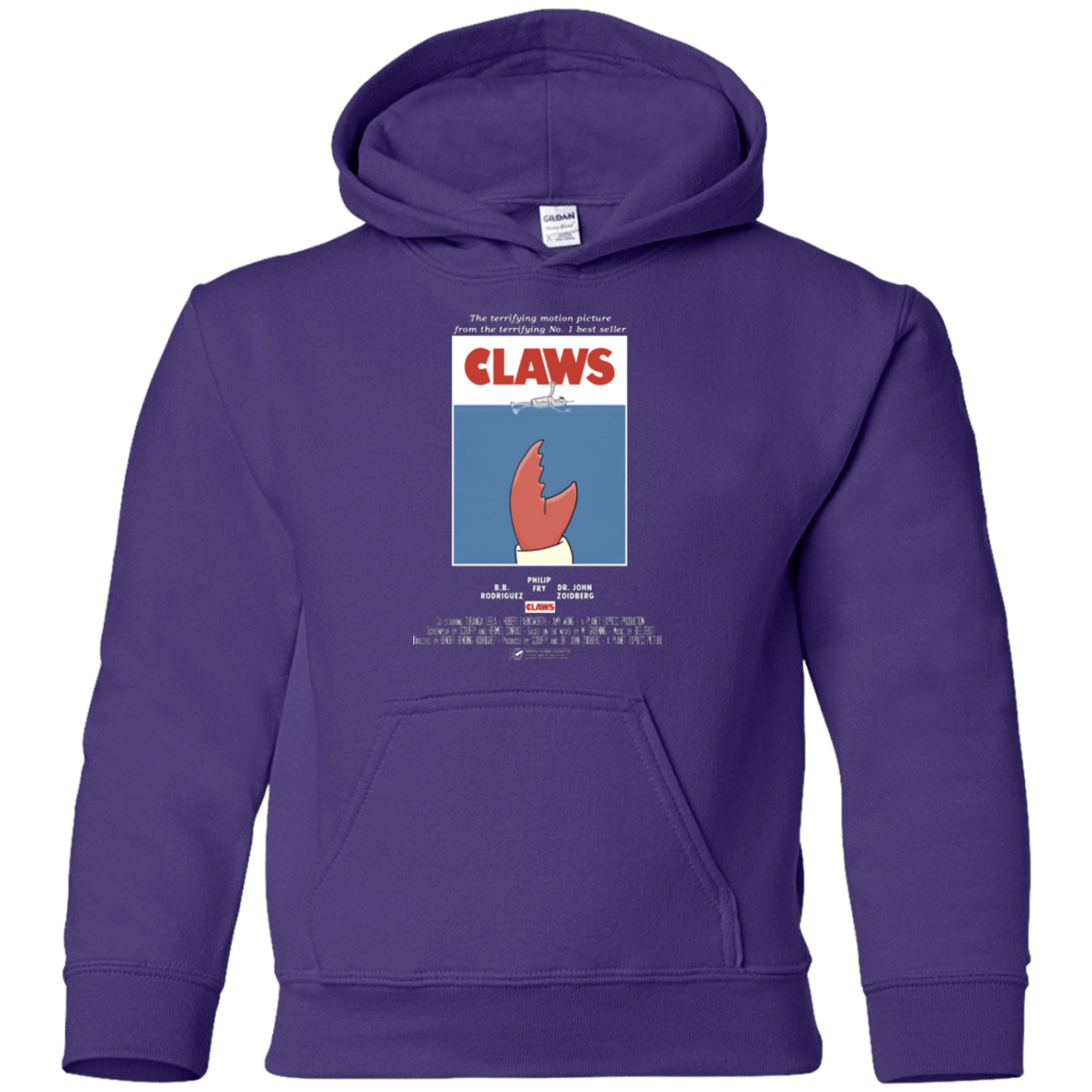 Sweatshirts Purple / YS Claws Movie Poster Youth Hoodie