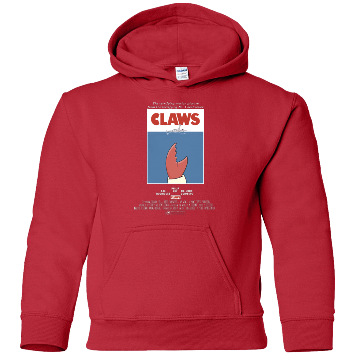 Sweatshirts Red / YS Claws Movie Poster Youth Hoodie