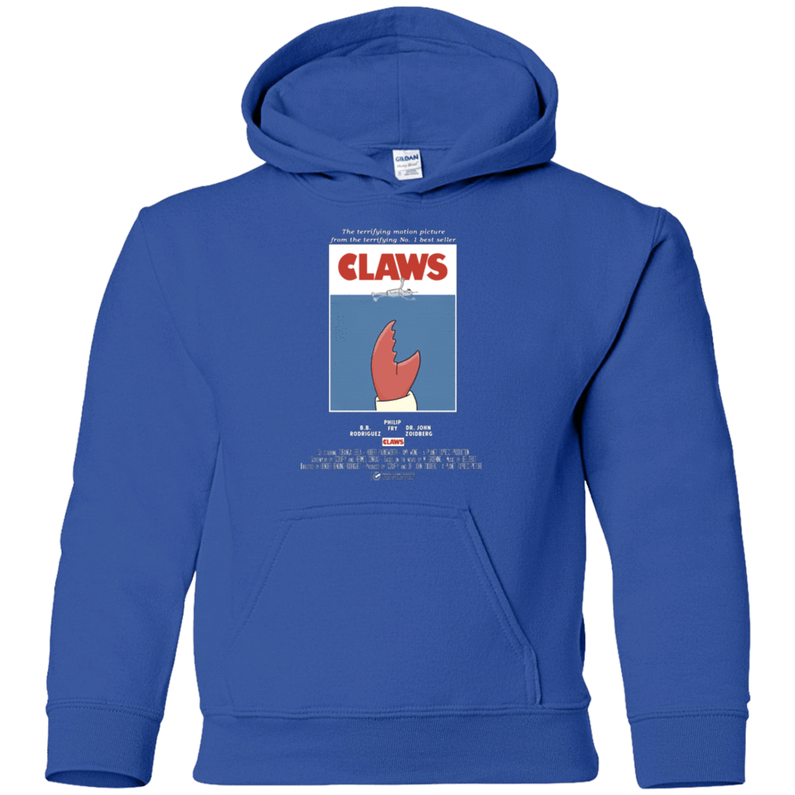 Sweatshirts Royal / YS Claws Movie Poster Youth Hoodie