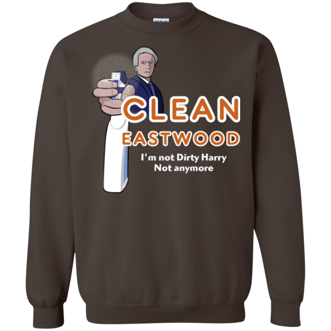 Sweatshirts Dark Chocolate / Small Clean Eastwood Crewneck Sweatshirt