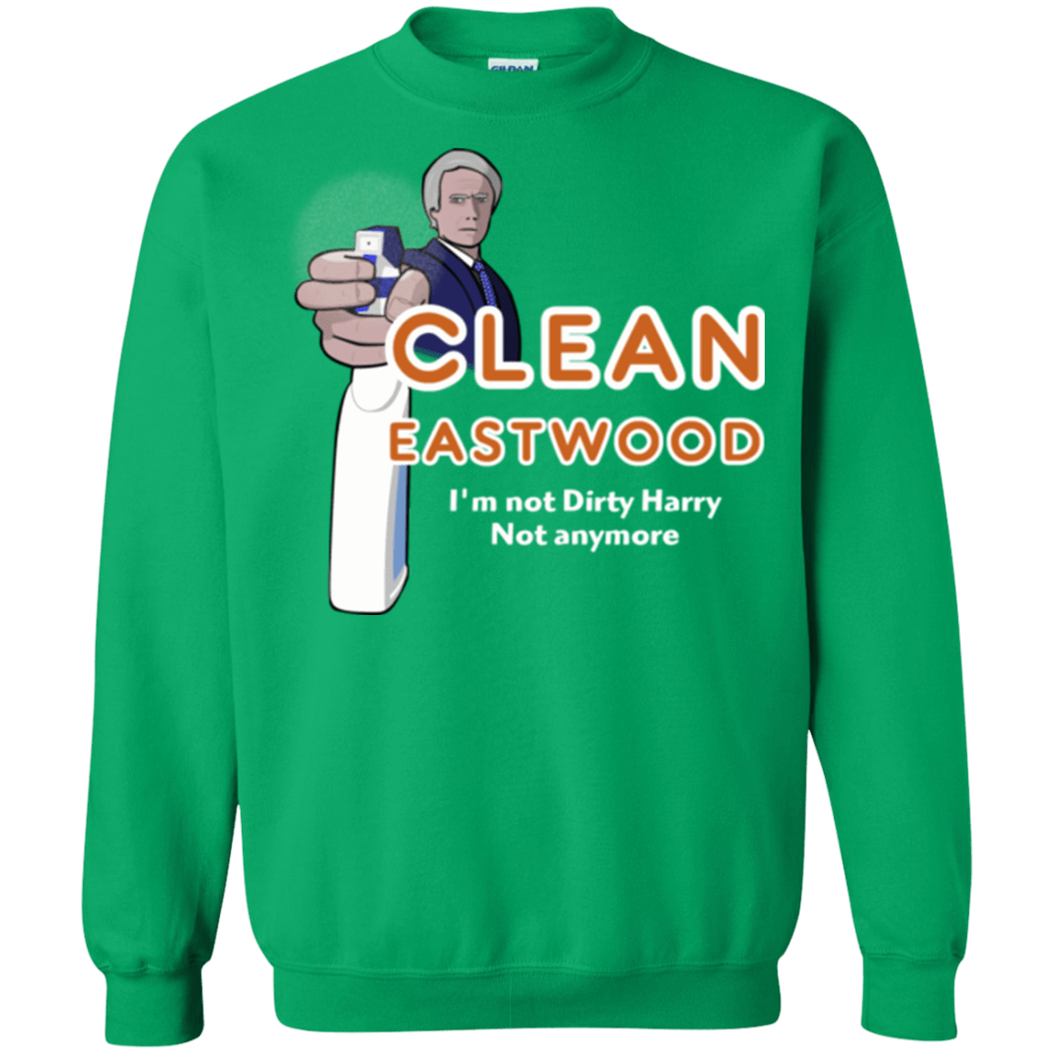 Sweatshirts Irish Green / Small Clean Eastwood Crewneck Sweatshirt