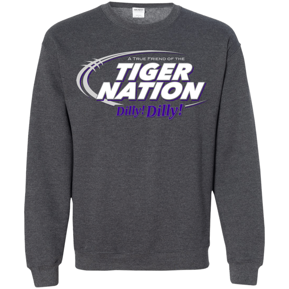 Sweatshirts Dark Heather / Small Clemson Dilly Dilly Crewneck Sweatshirt