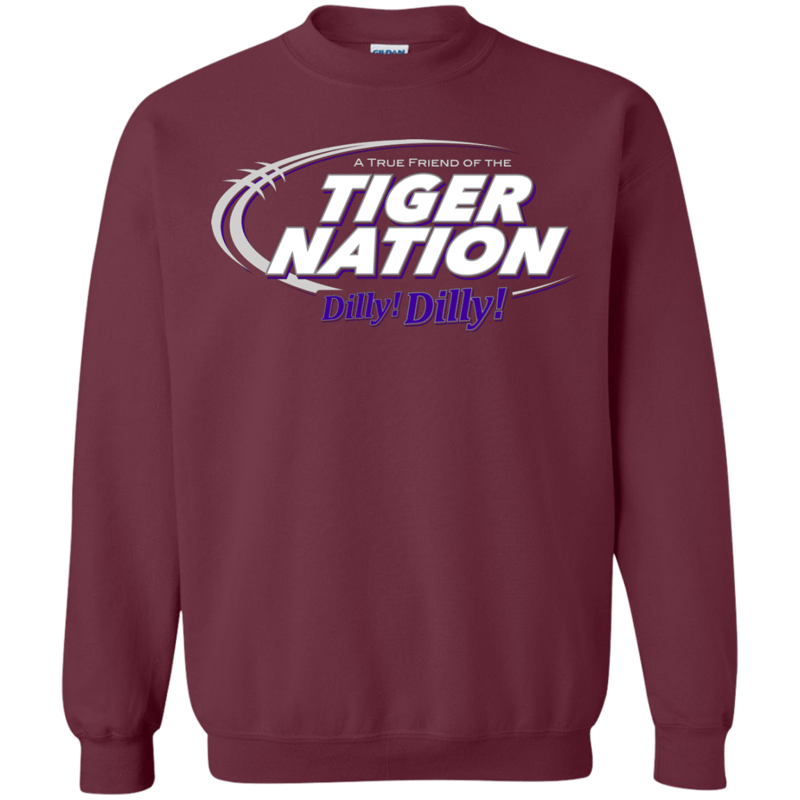 Sweatshirts Maroon / Small Clemson Dilly Dilly Crewneck Sweatshirt