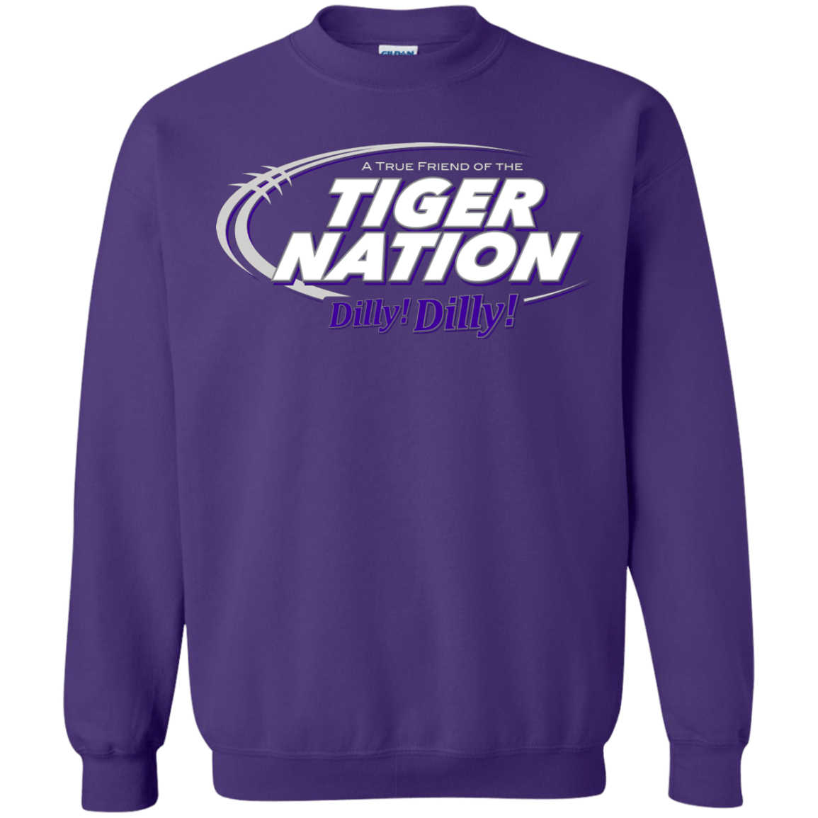 Sweatshirts Purple / Small Clemson Dilly Dilly Crewneck Sweatshirt