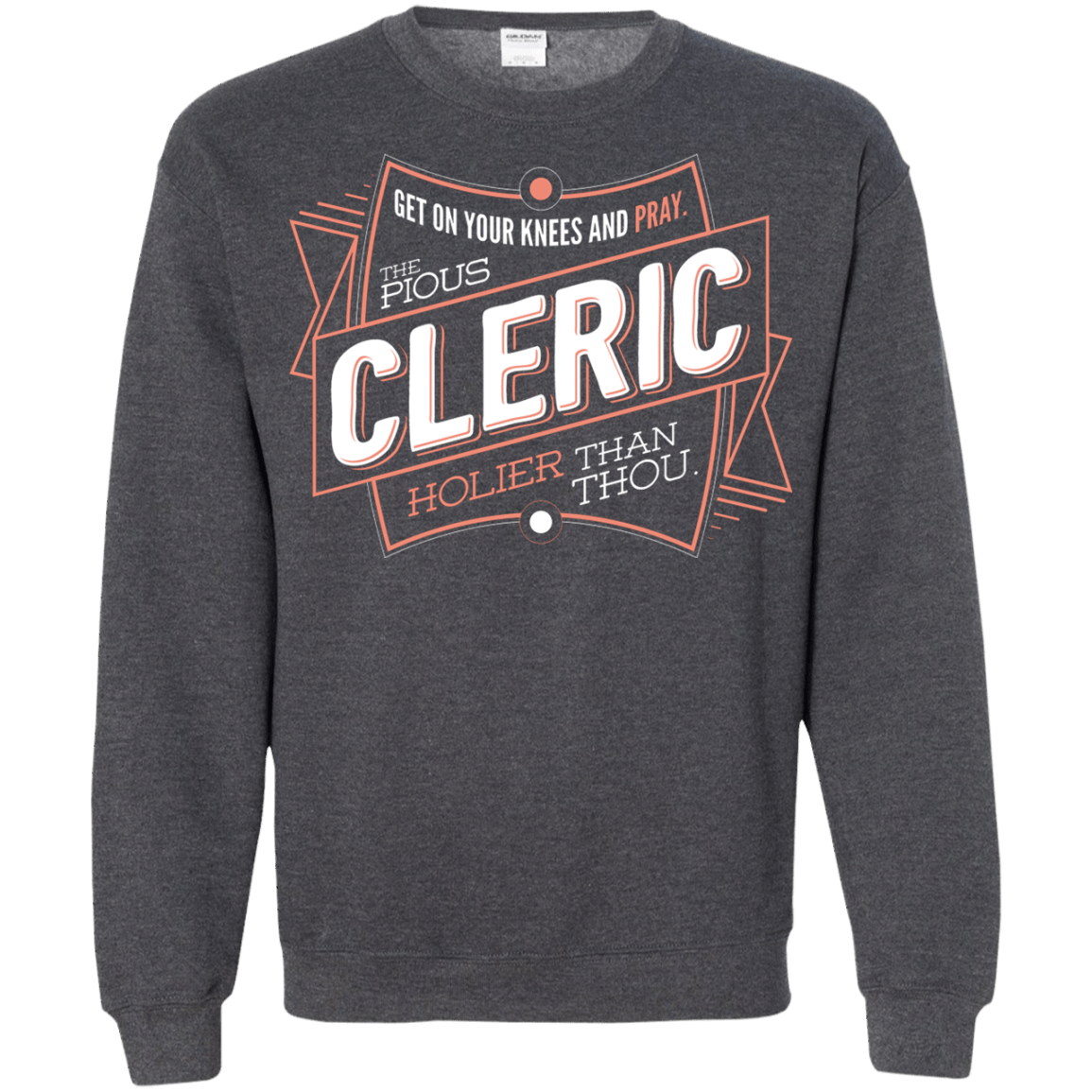Sweatshirts Dark Heather / S Cleric Crewneck Sweatshirt