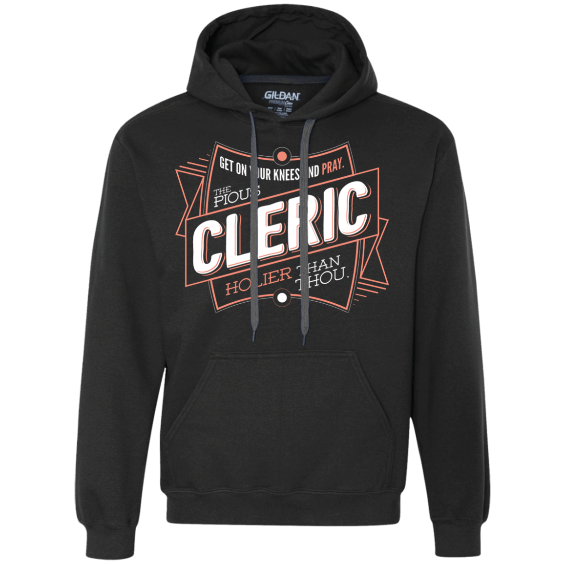 Sweatshirts Black / S Cleric Premium Fleece Hoodie