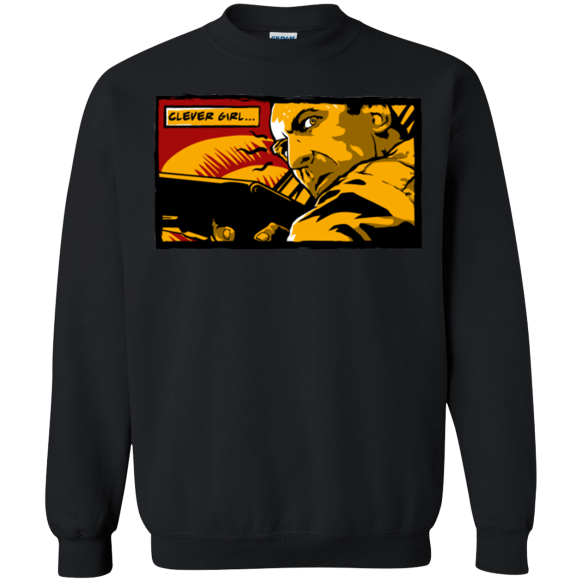 Sweatshirts Black / Small Clever Girl Crewneck Sweatshirt