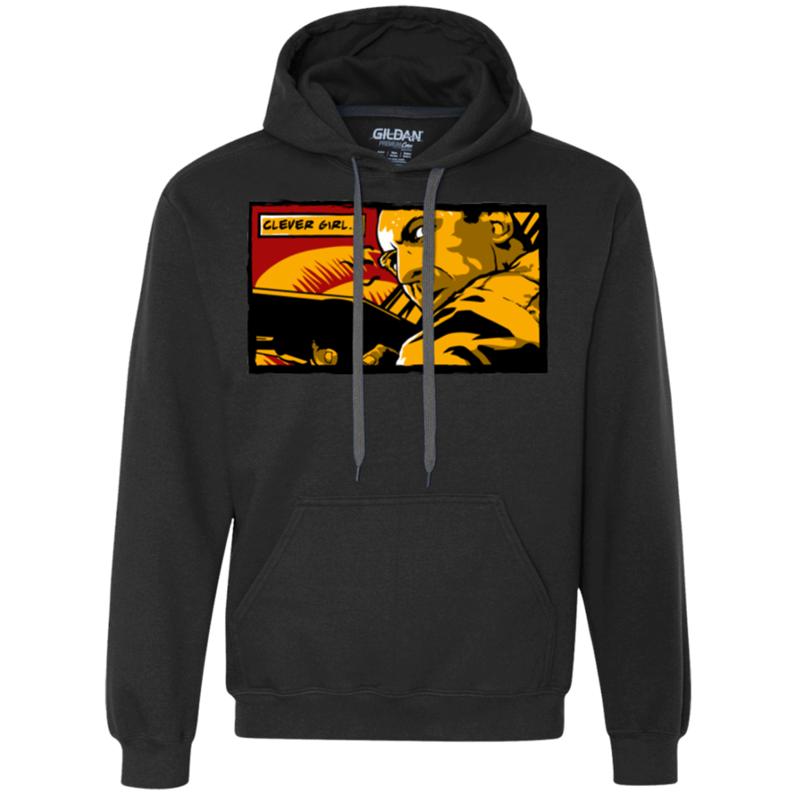 Sweatshirts Black / Small Clever Girl Premium Fleece Hoodie