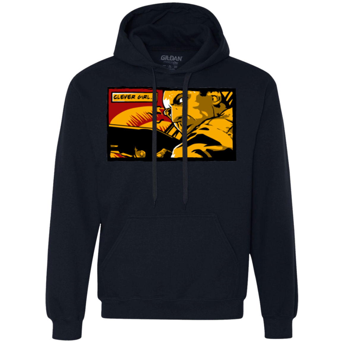 Sweatshirts Navy / Small Clever Girl Premium Fleece Hoodie