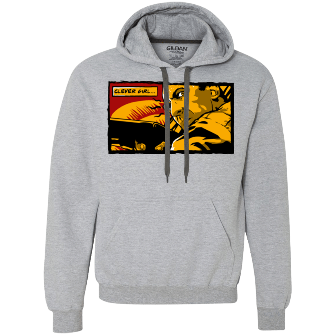 Sweatshirts Sport Grey / Small Clever Girl Premium Fleece Hoodie