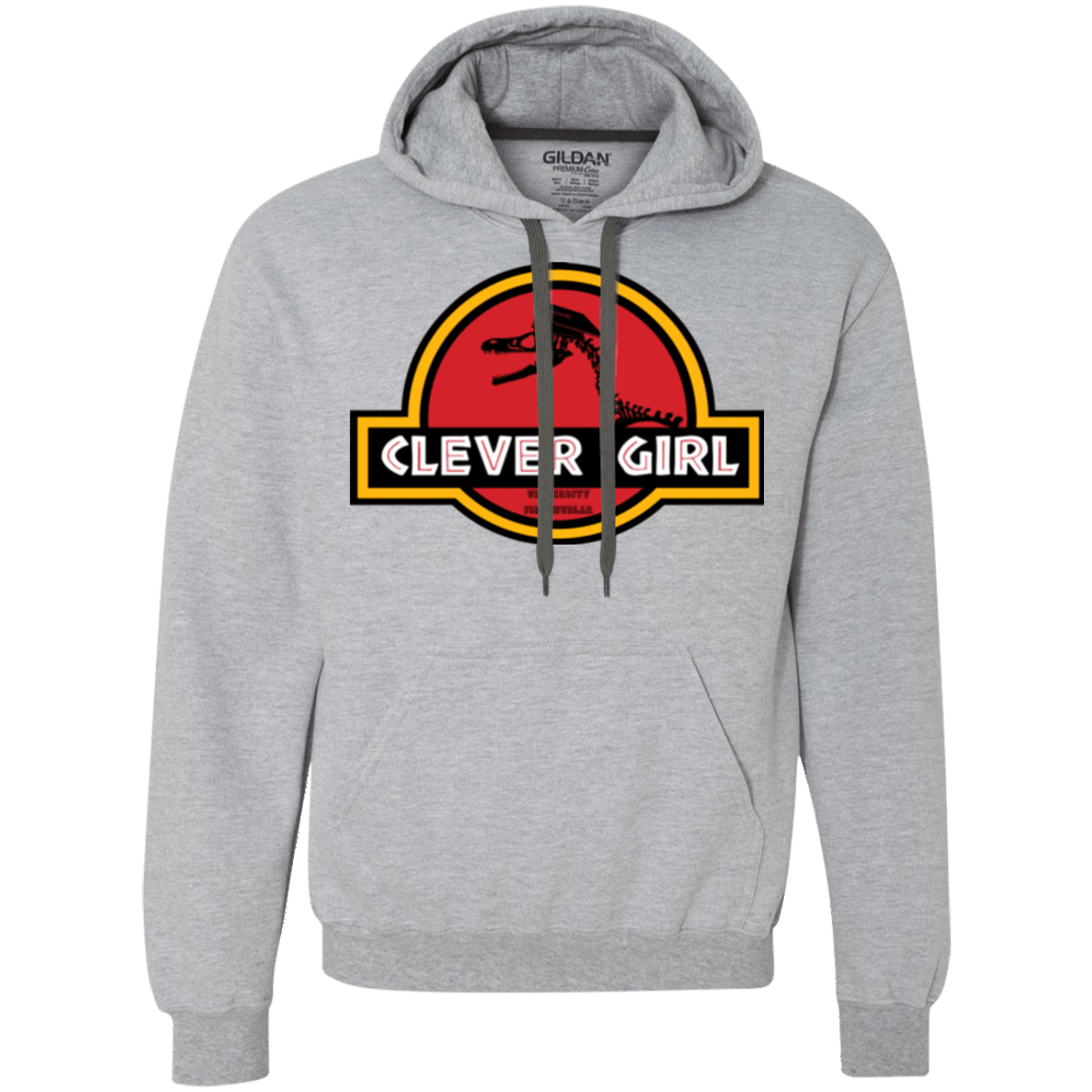 Sweatshirts Sport Grey / Small Clever Girl Premium Fleece Hoodie