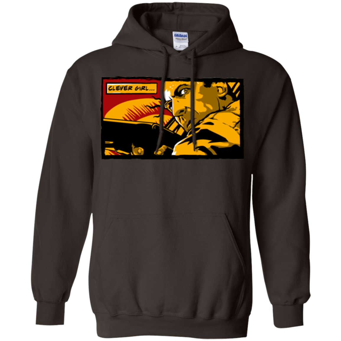 Sweatshirts Dark Chocolate / Small Clever Girl Pullover Hoodie