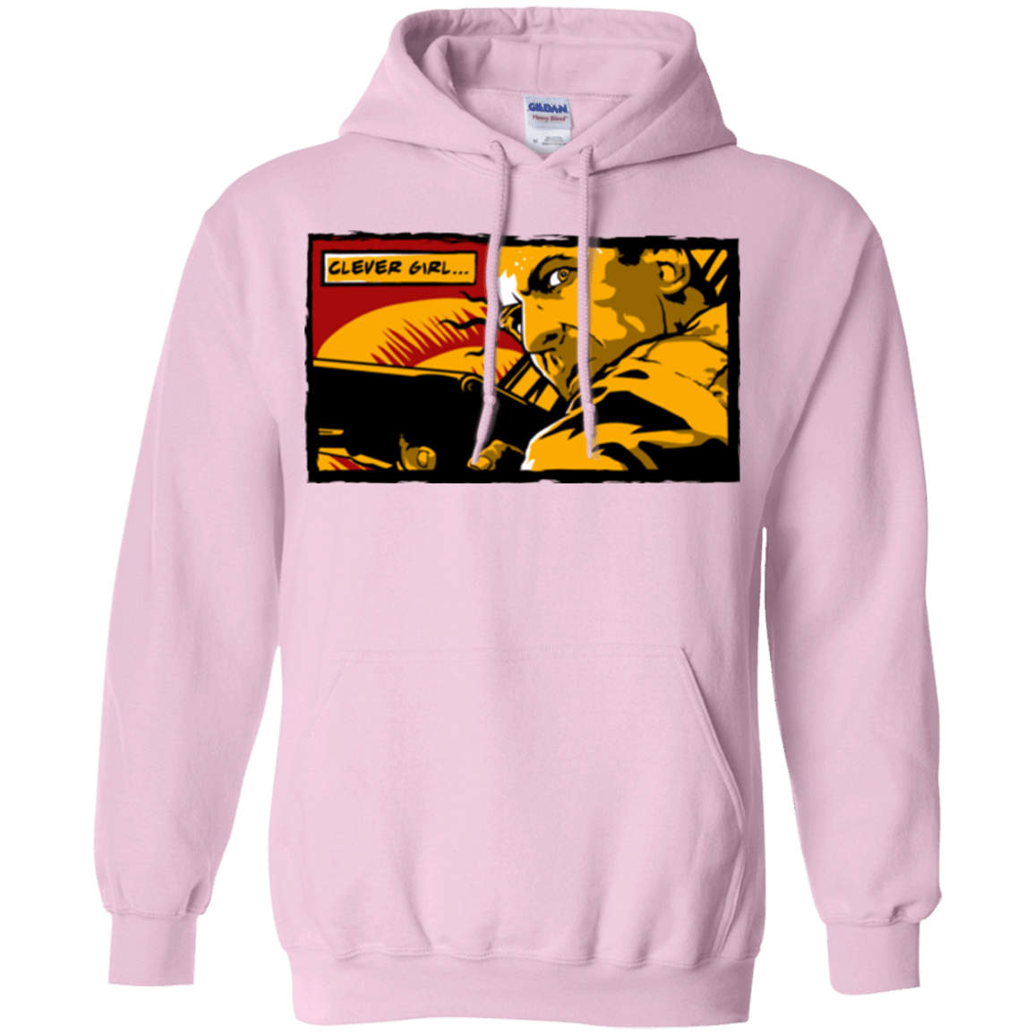 Sweatshirts Light Pink / Small Clever Girl Pullover Hoodie