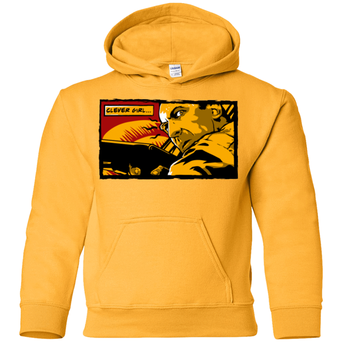 Sweatshirts Gold / YS Clever Girl Youth Hoodie