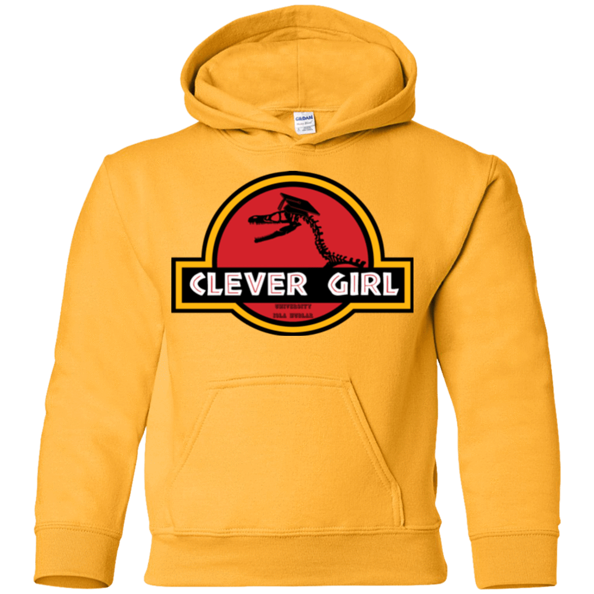 Sweatshirts Gold / YS Clever Girl Youth Hoodie