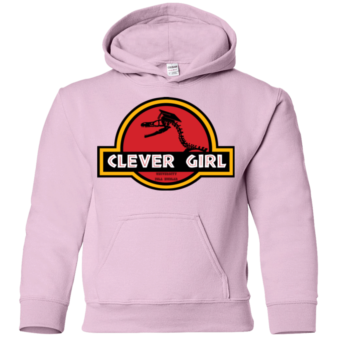 Sweatshirts Light Pink / YS Clever Girl Youth Hoodie