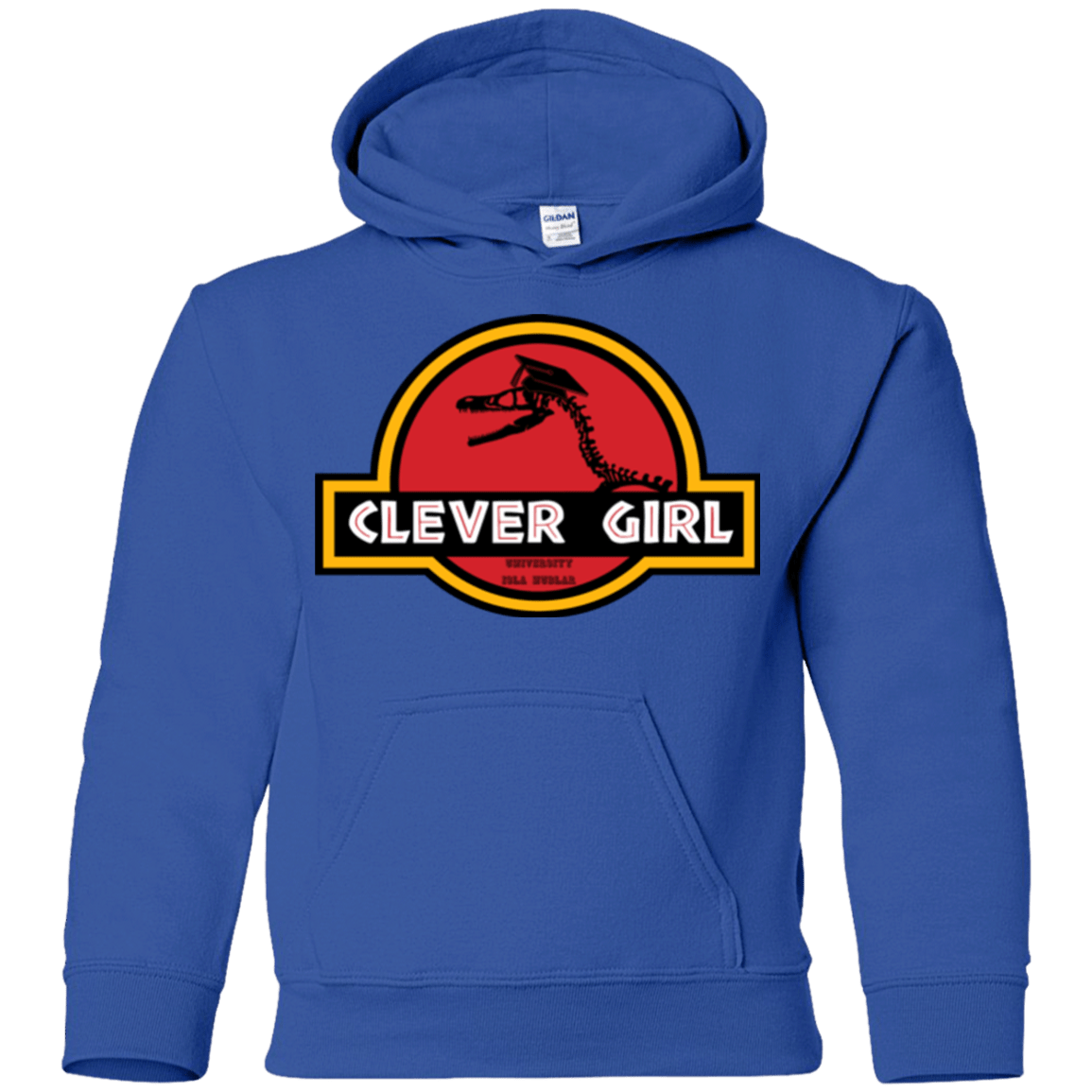 Sweatshirts Royal / YS Clever Girl Youth Hoodie