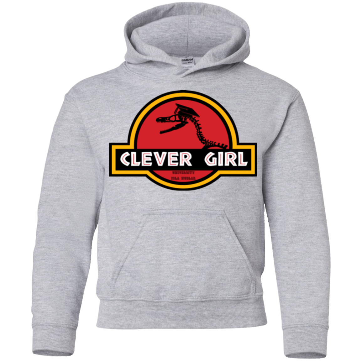 Sweatshirts Sport Grey / YS Clever Girl Youth Hoodie