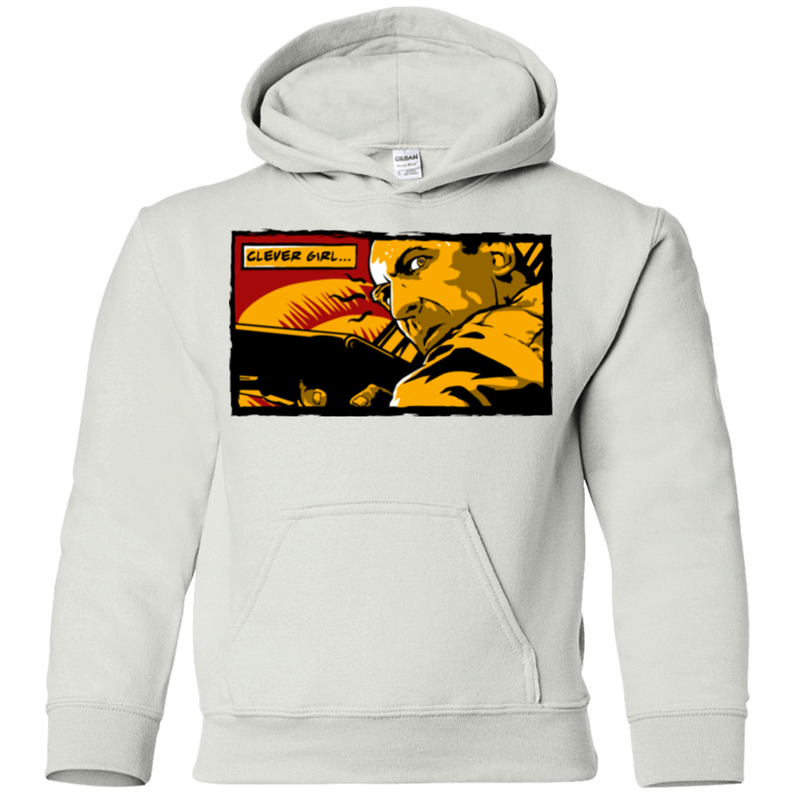 Sweatshirts White / YS Clever Girl Youth Hoodie