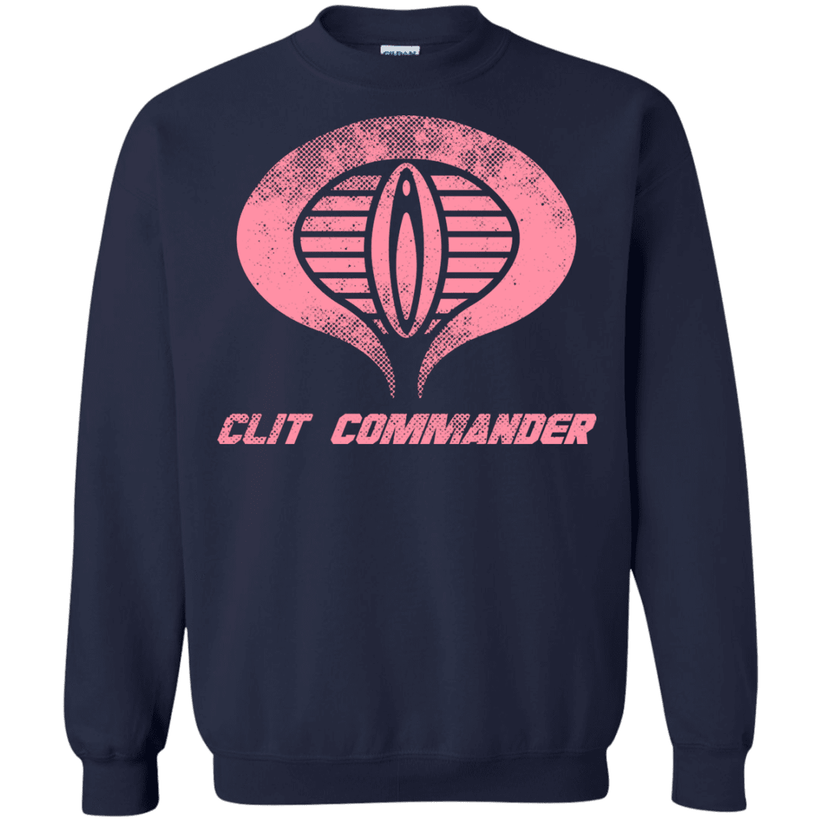 Sweatshirts Navy / Small Clit Commander Crewneck Sweatshirt