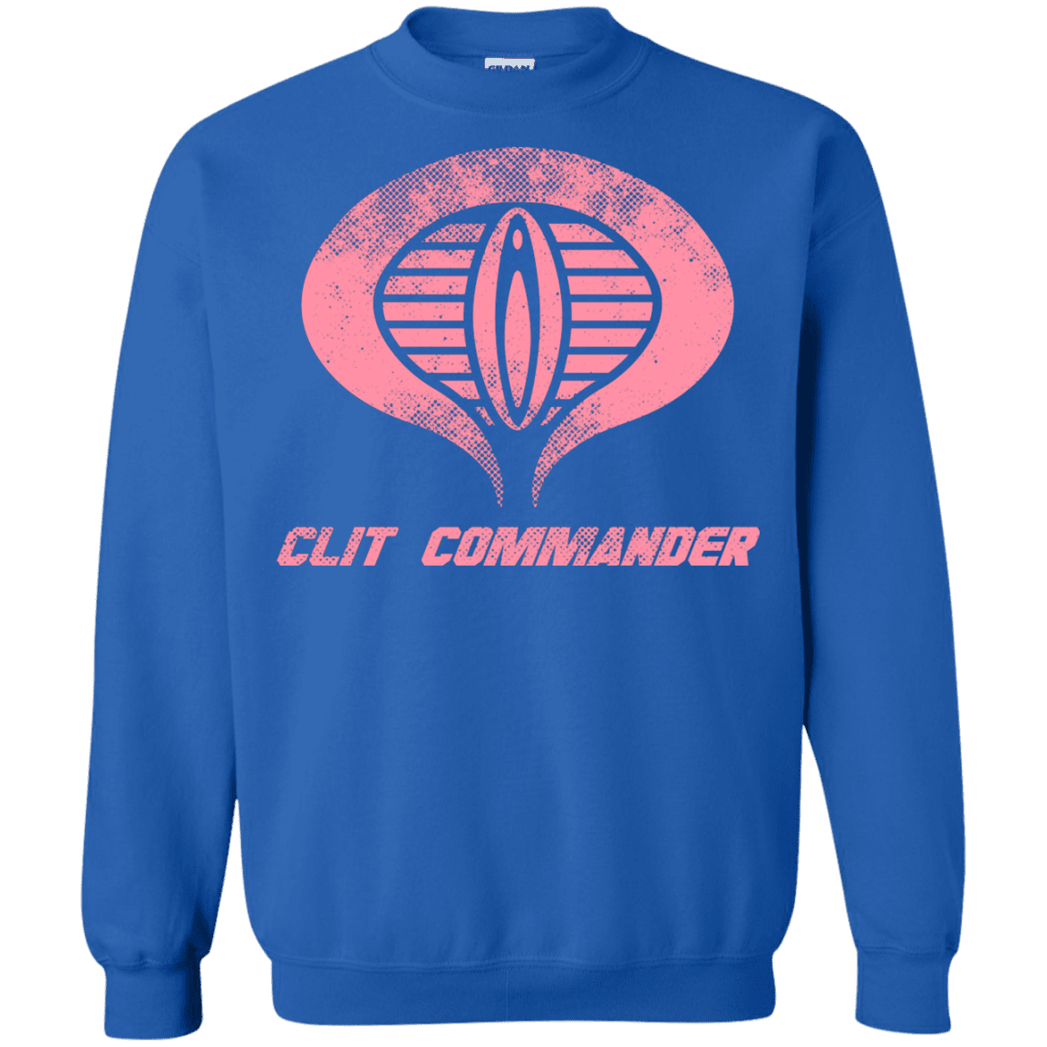 Sweatshirts Royal / Small Clit Commander Crewneck Sweatshirt