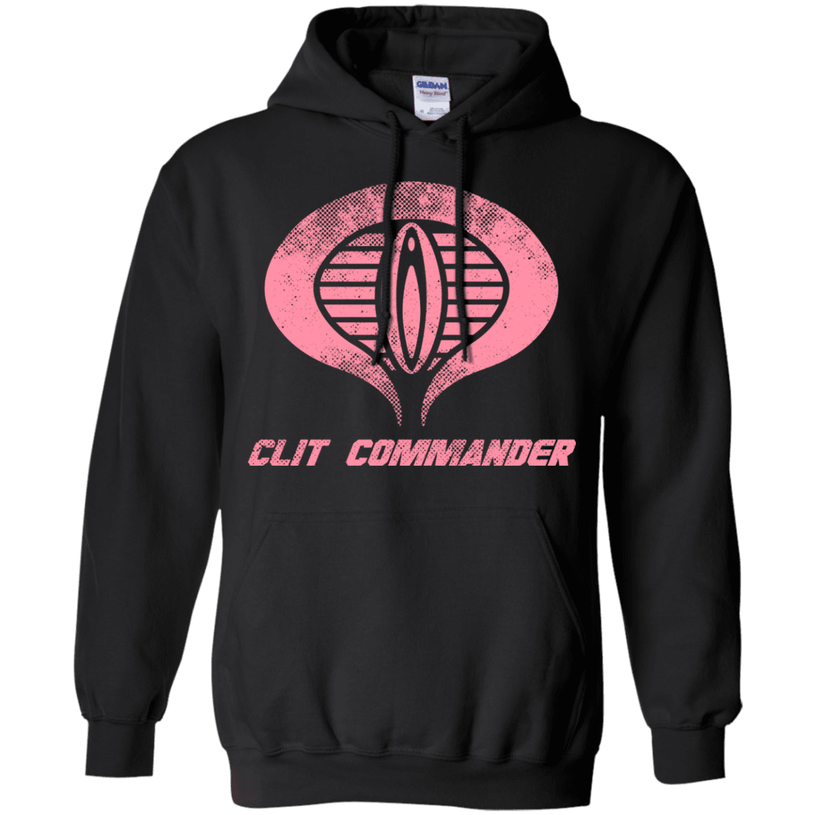Sweatshirts Black / Small Clit Commander Pullover Hoodie