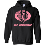 Sweatshirts Black / Small Clit Commander Pullover Hoodie