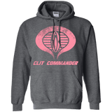 Sweatshirts Dark Heather / Small Clit Commander Pullover Hoodie