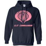 Sweatshirts Navy / Small Clit Commander Pullover Hoodie