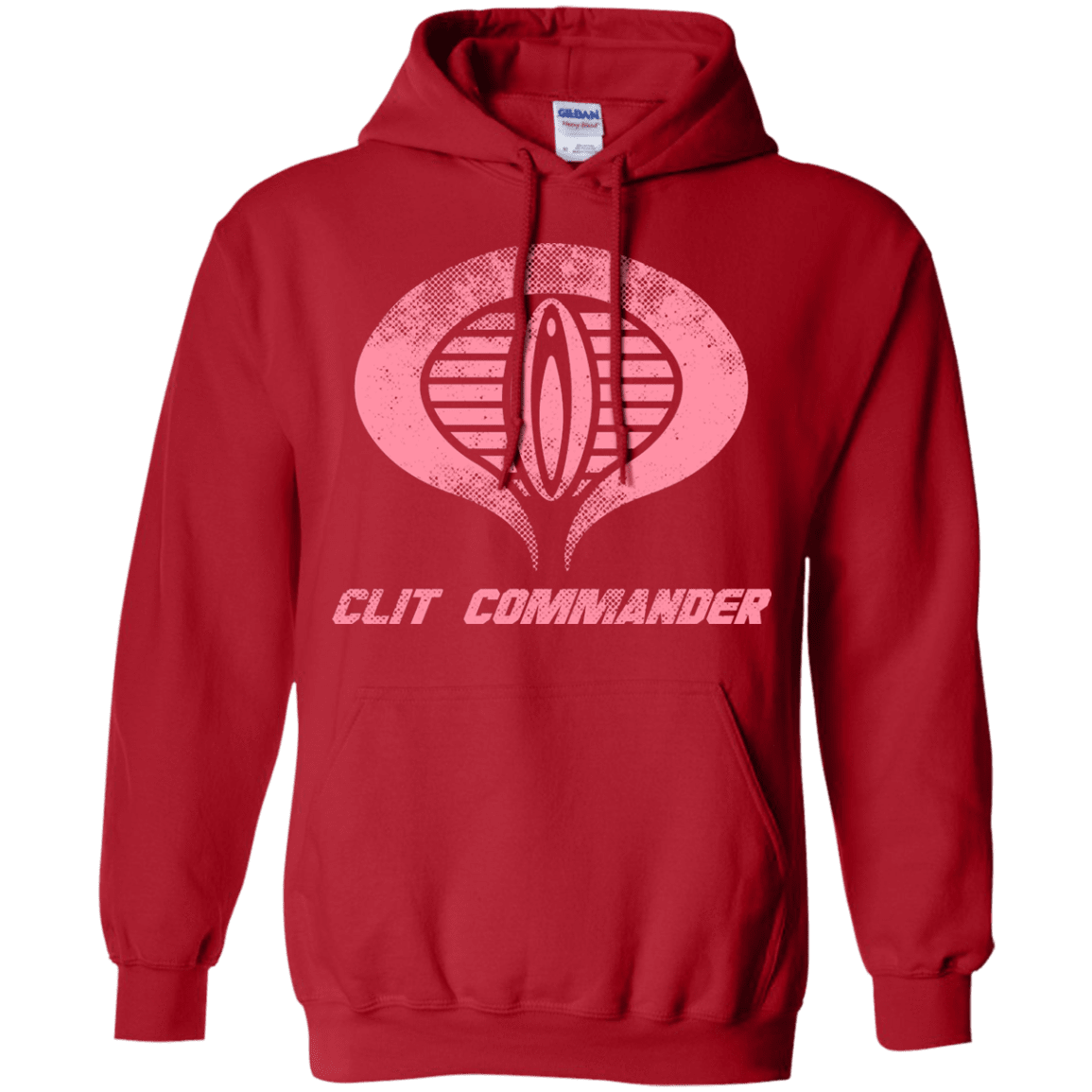 Sweatshirts Red / Small Clit Commander Pullover Hoodie