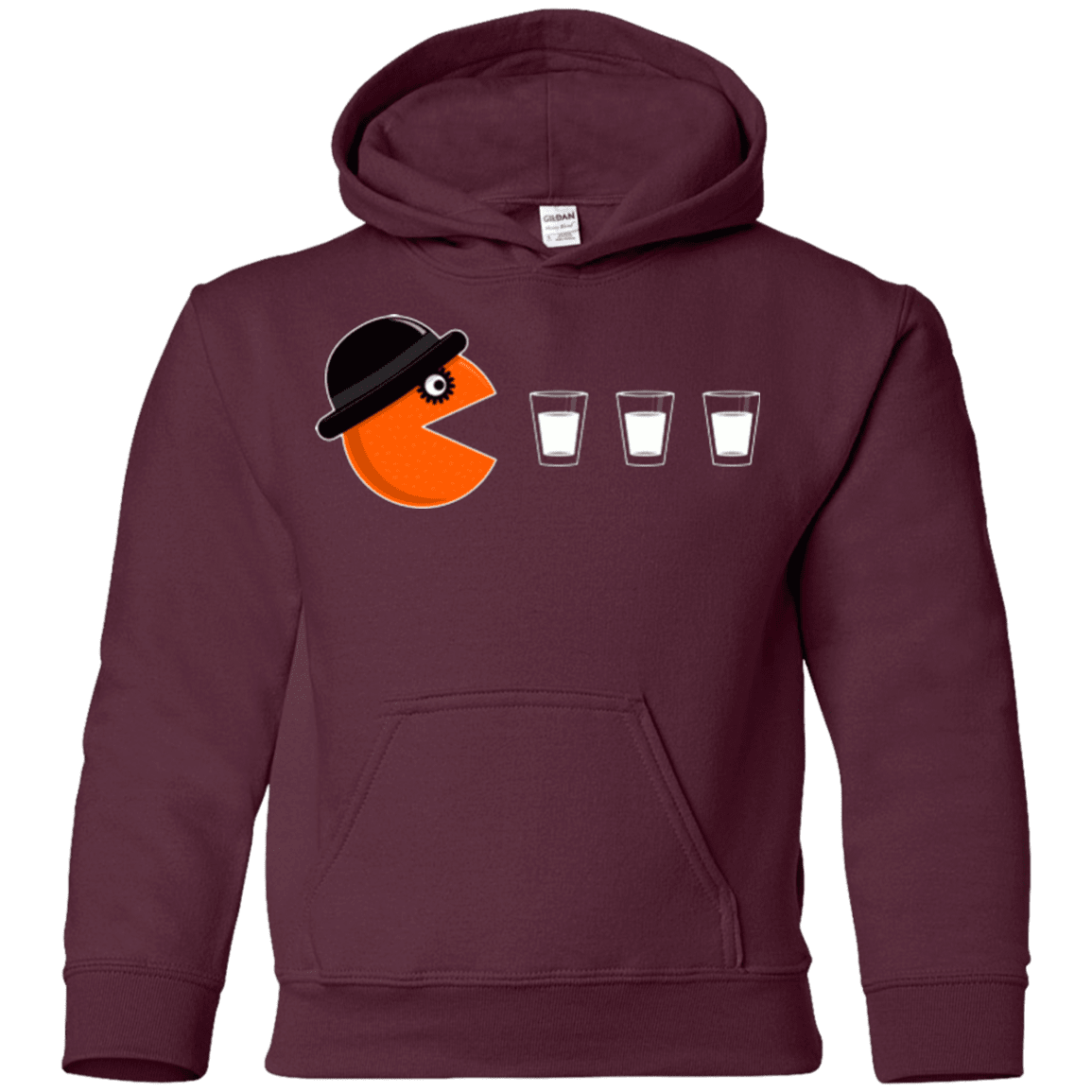 Sweatshirts Maroon / YS Clockwork man Youth Hoodie