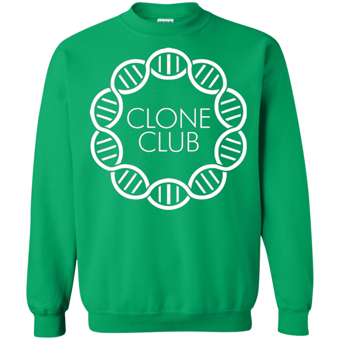 Sweatshirts Irish Green / Small Clone Club Crewneck Sweatshirt