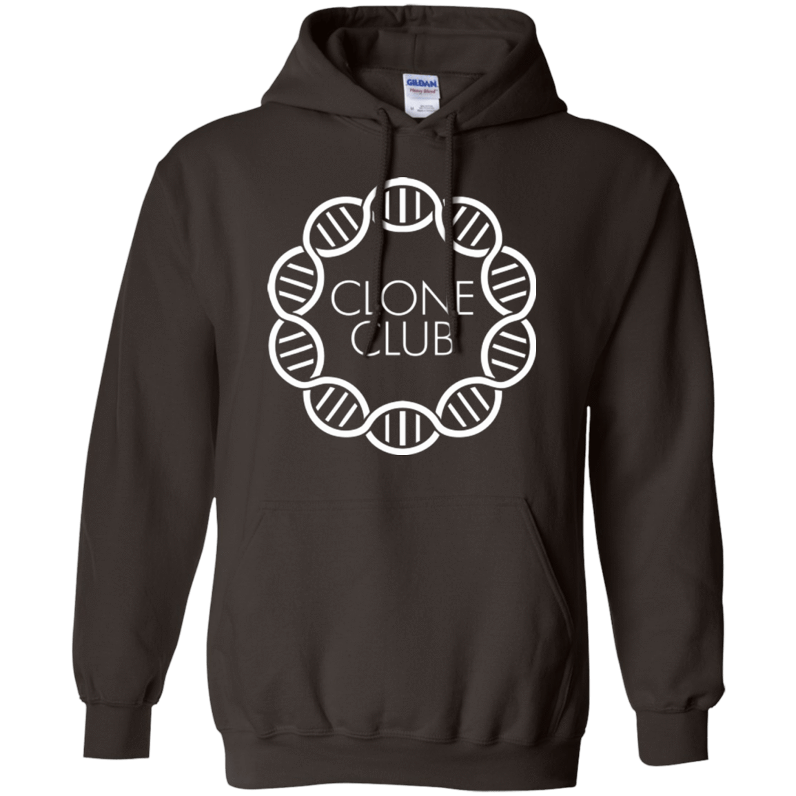 Sweatshirts Dark Chocolate / Small Clone Club Pullover Hoodie