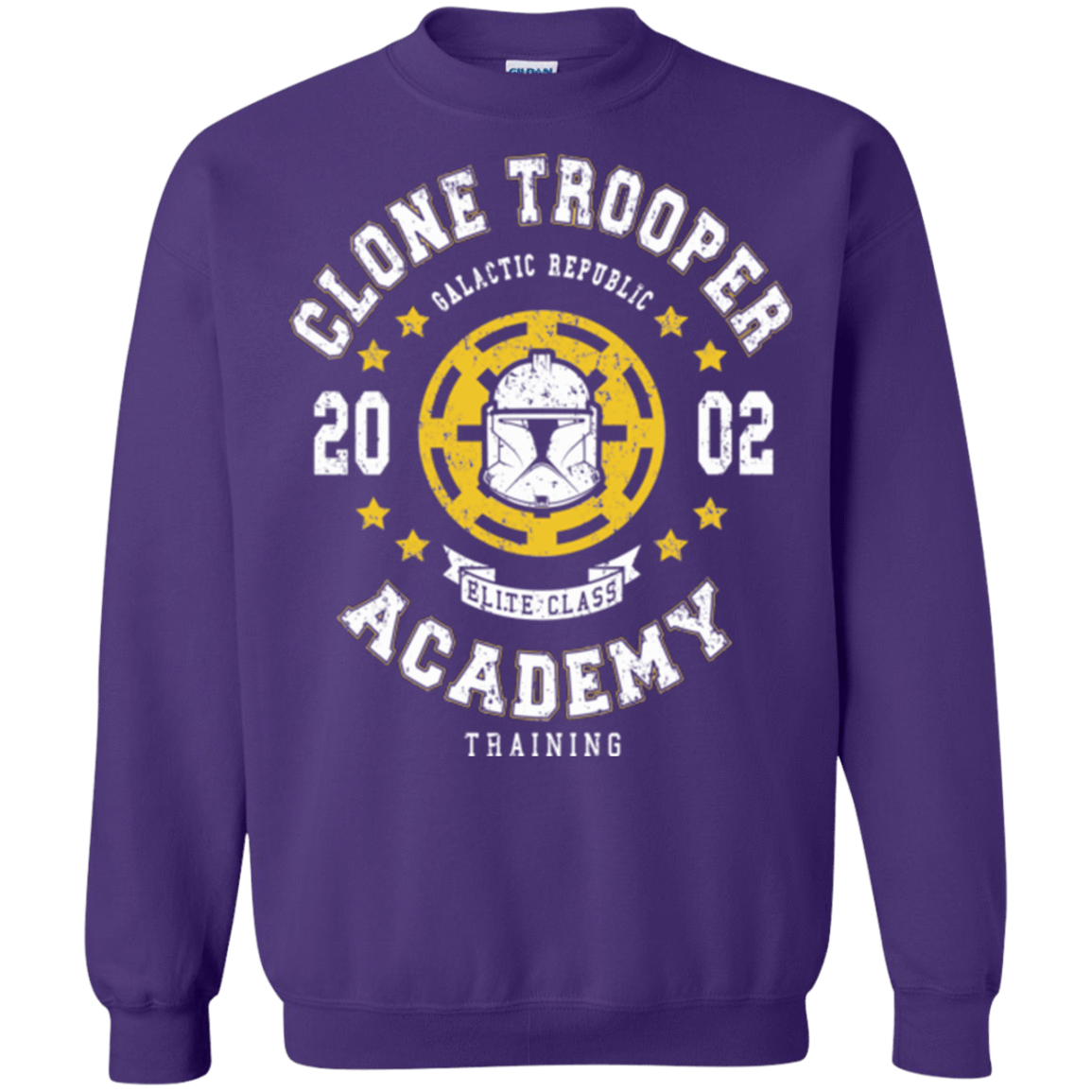 Sweatshirts Purple / Small Clone Trooper Academy 02 Crewneck Sweatshirt