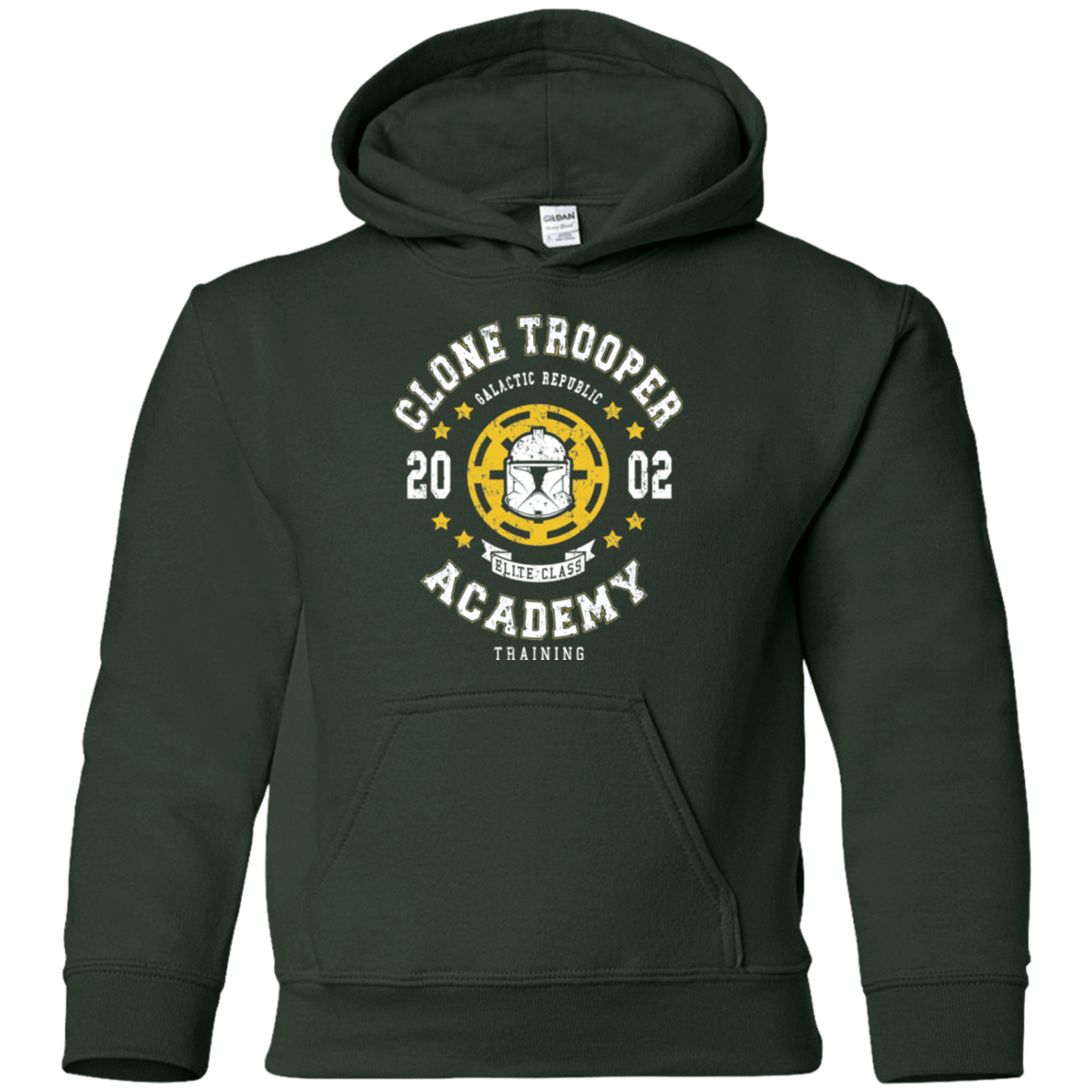 Sweatshirts Forest Green / YS Clone Trooper Academy 02 Youth Hoodie
