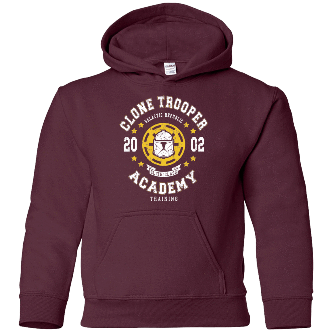 Sweatshirts Maroon / YS Clone Trooper Academy 02 Youth Hoodie