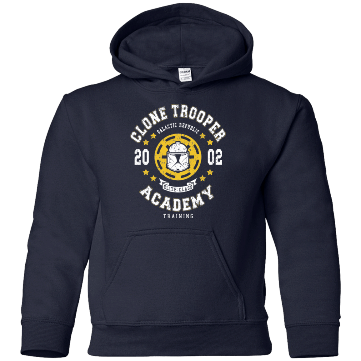 Sweatshirts Navy / YS Clone Trooper Academy 02 Youth Hoodie