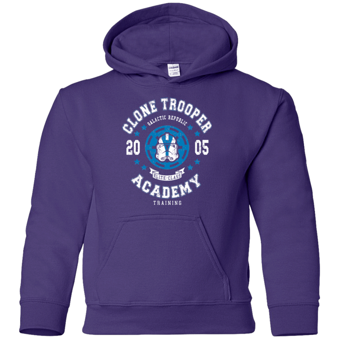Sweatshirts Purple / YS Clone Trooper Academy 05 Youth Hoodie