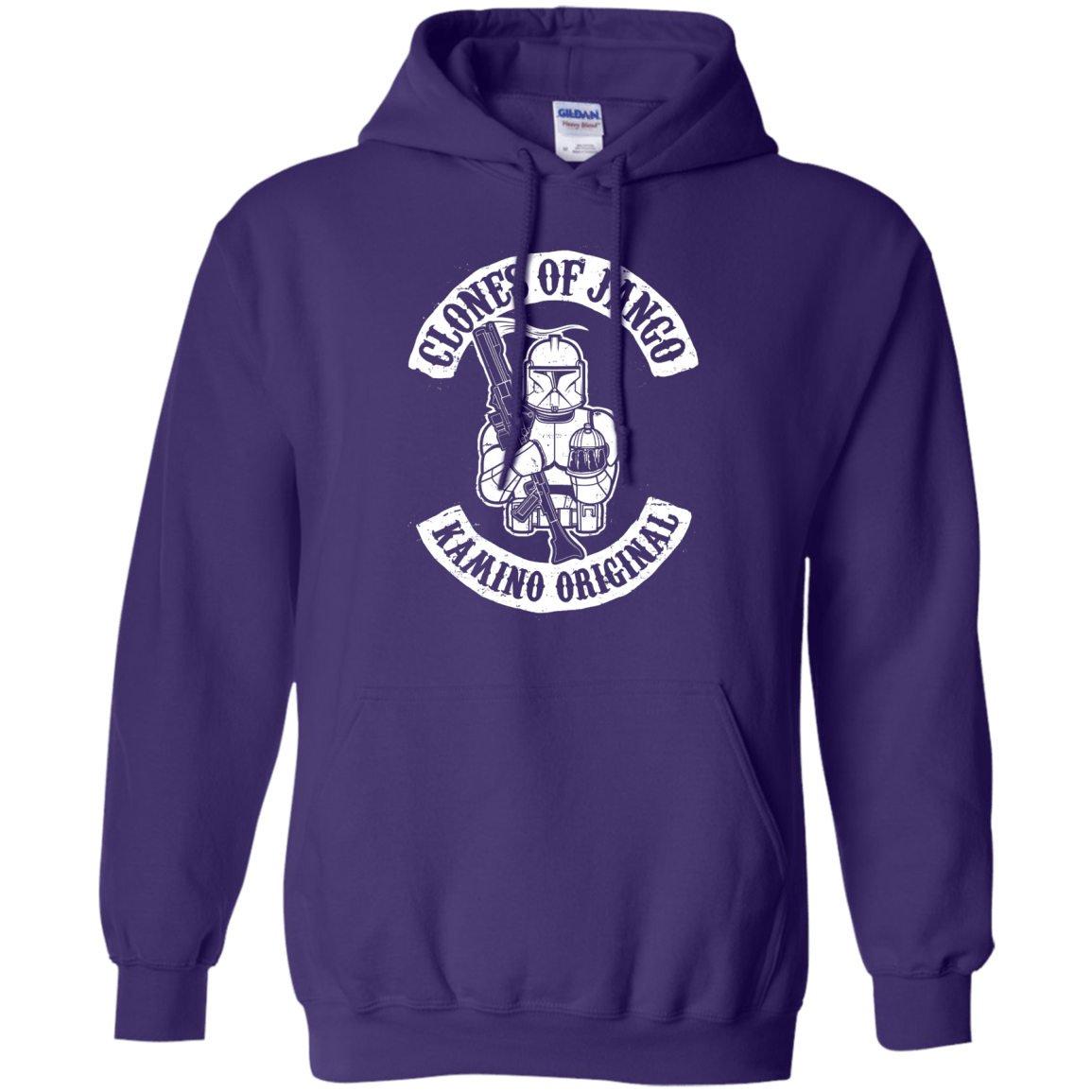 Sweatshirts Purple / S Clones of Jango Pullover Hoodie