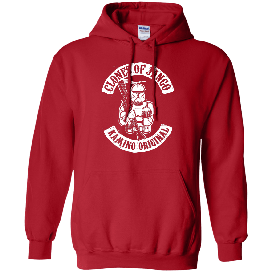 Sweatshirts Red / S Clones of Jango Pullover Hoodie