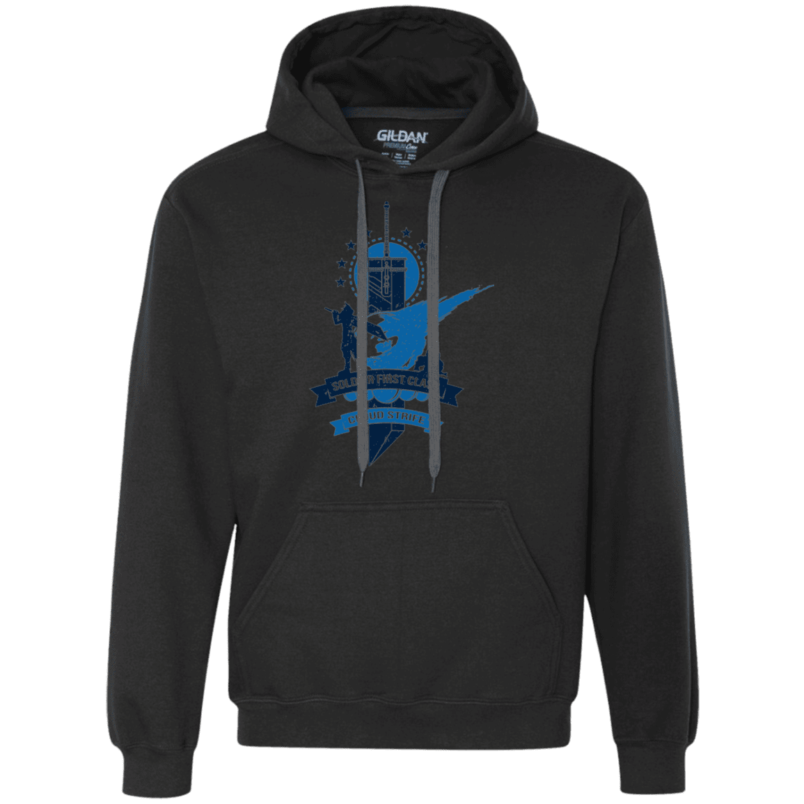 Sweatshirts Black / Small Cloud Strife White Premium Fleece Hoodie